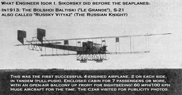 Sikorsky's S-21 "Le Grande" 1913