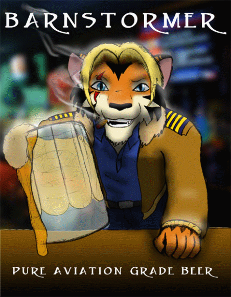 Barnstormer Beer poster by Drake TigerClaw