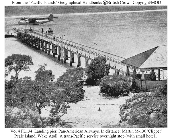 PanAm landing pier, Wake Island atoll