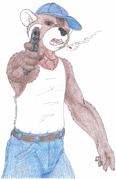 Ni Hao, youngest son (with pistol) from "Luck of
        the Dragon: Jacks Over Kings" - Art by Shockley23 -
        Character by Walter Reimer