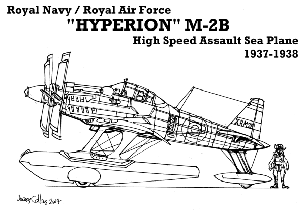 Royal Navy / R.A.F. "Hyperion" M-2B High Speed Assault Floatplane