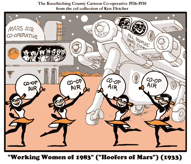 "Working Women of 1983" - art by Ken Fletcher