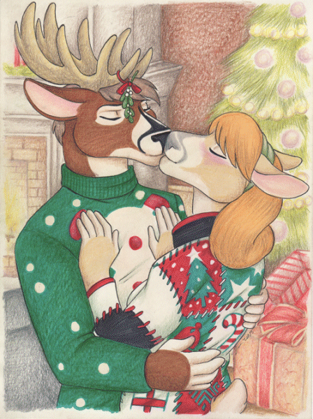 "Reggie & Willow: Xmas 1937" - Characters by E.O.Costello & M.M.Marmel - Commissioned by Walt Reimer - art by Fluffball