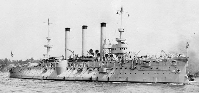 USS Brooklyn CA-3 in Summer 1898