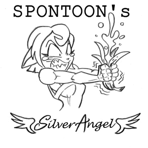 "Spontoon's Silver Angel" logo - by Fredrik Andersson