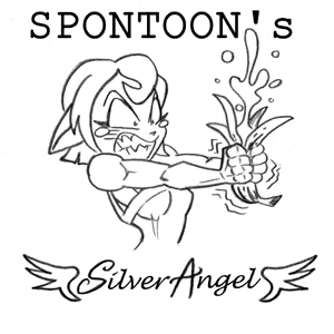 Silver Angel comic logo -- Freddy Andersson