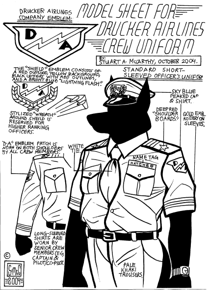 Drucker Aircrew uniform -- Stuart McCarthy