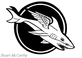 "Sky" Shark logo by Stuart McCarthy