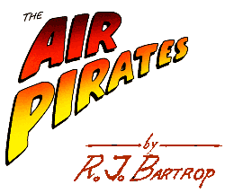 "The Air Pirates" color logo by R. J. Bartrop