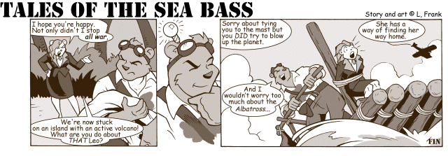 Tales of the Sea Bass strip 12 (small) by L. Frank