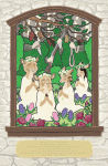 Cenotaph (memorial window for the Stagg family at St. Anthony's church) (thumbnail) - Art by Susan Deer - characters by M.Mitchell Marmel & E.O. Costello
