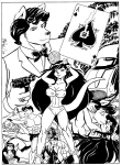 Ace & 'Lani' Spontoon Island adventure comic 'cover' (thumbnail) - by Rusty Haller
