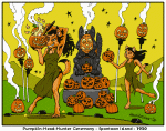 Pumpkin-Head-Hunter ceremony - Spontoon Island - 1930 (thumbnail) - by Ken Fletcher