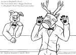 "As seen at Shepherd's Hotel" (thumbnail) - Art by Kayleen 'Katarina' Connell, characters by E. O. Costello
