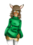 Willow Fawnsworthy (in a green blouse) (thumbnail) - Art by Beru - Character by Mitch Marmel