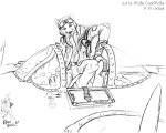 Lockheed P-38 cockpit & pilot (thumbnail) by Wolfie DarkWolfie